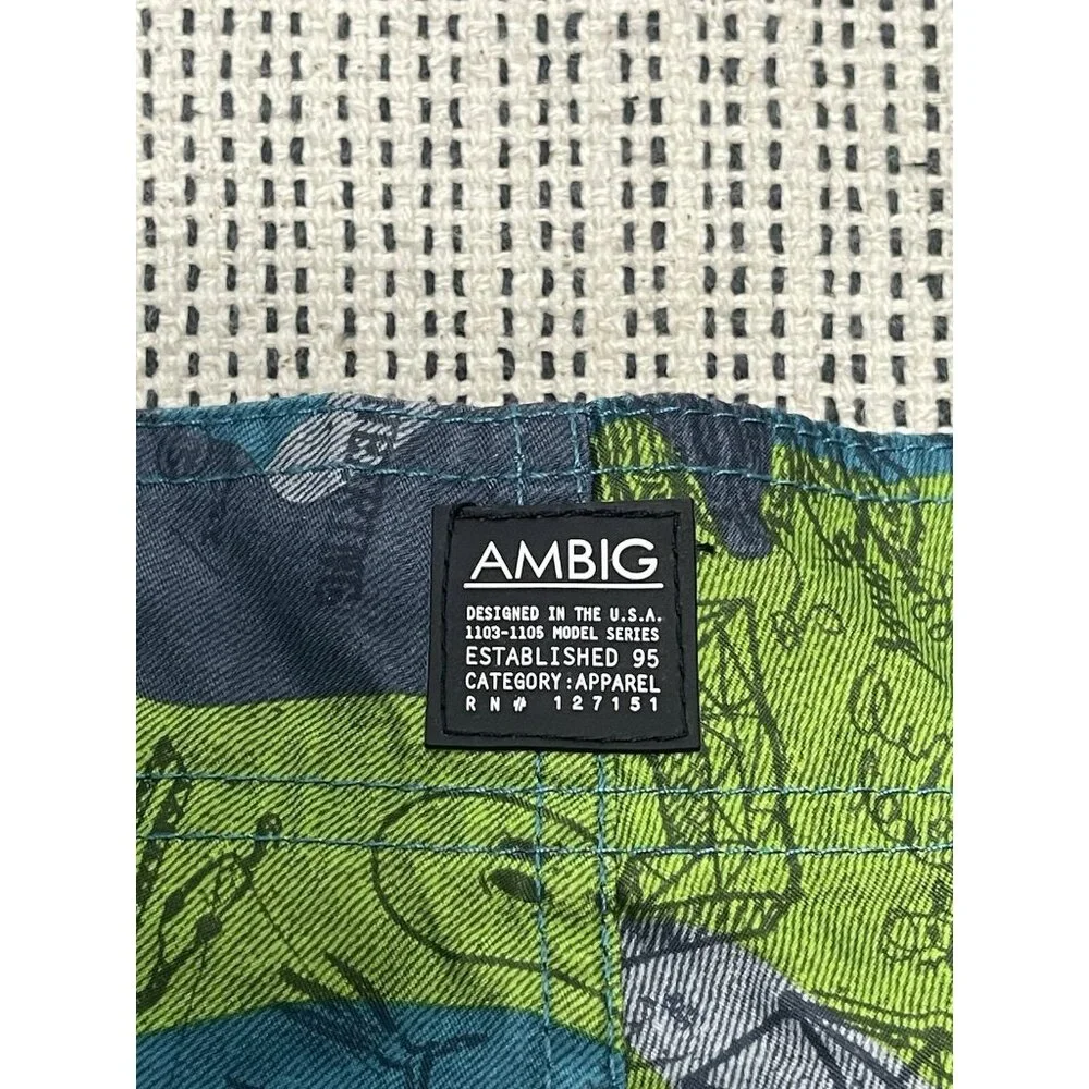 Ambig Lemmy Boardshorts Camo Print 38 - Picture 8 of 10